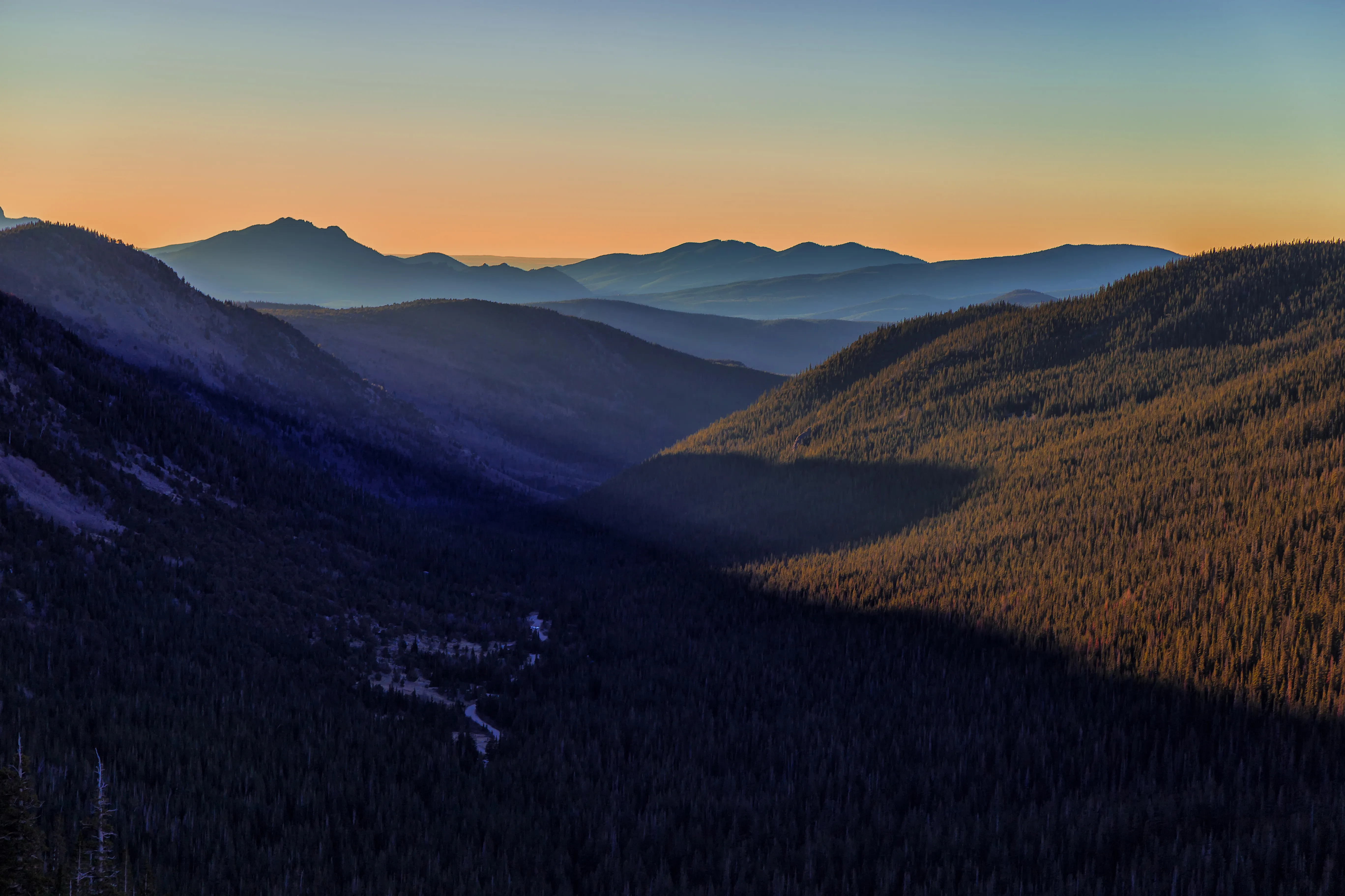 Arapaho Pass and Lake Dorothy