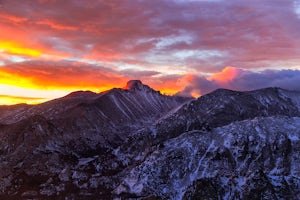 Winter Hike Flattop Mountain