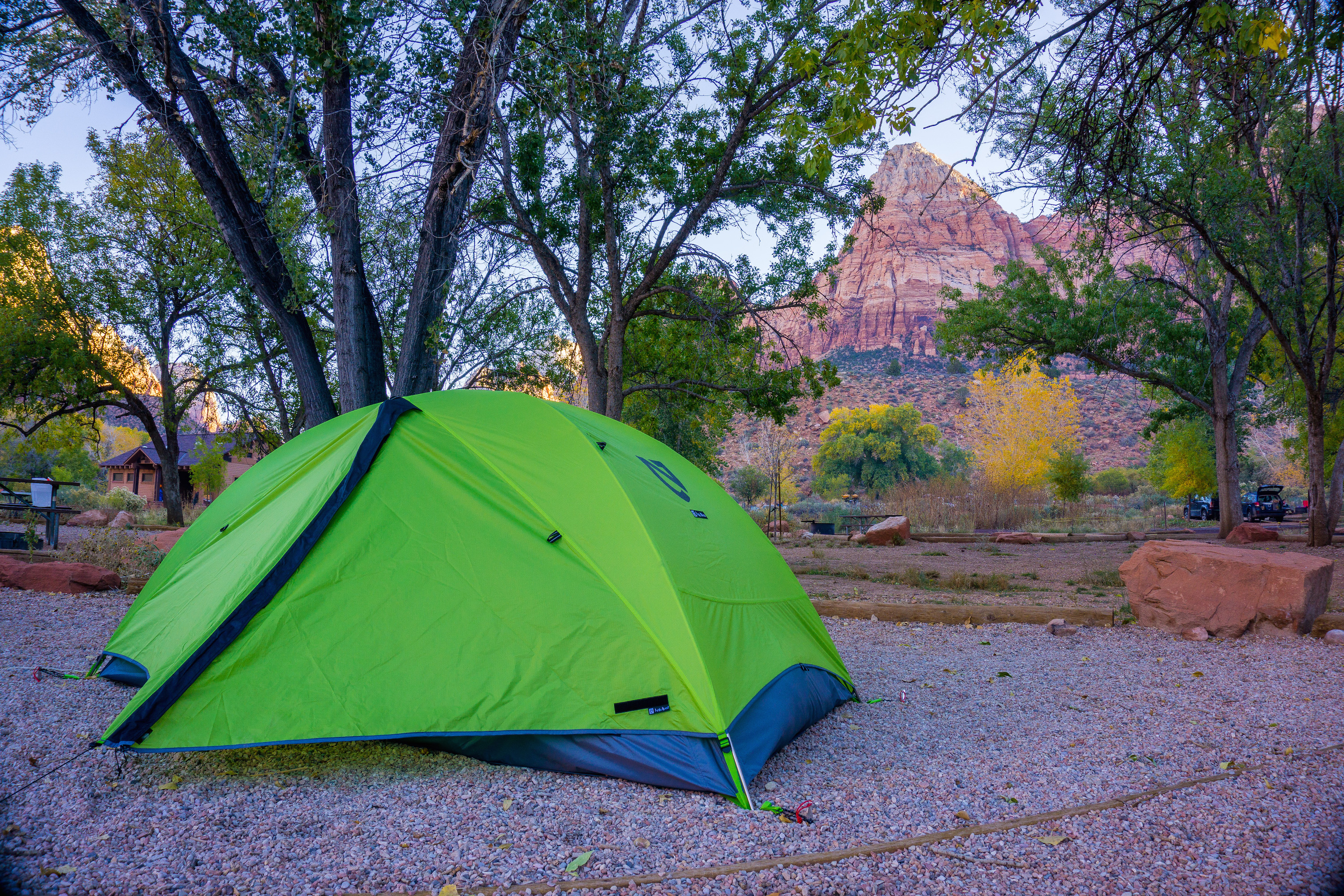 Camp Under Zion's Watchman