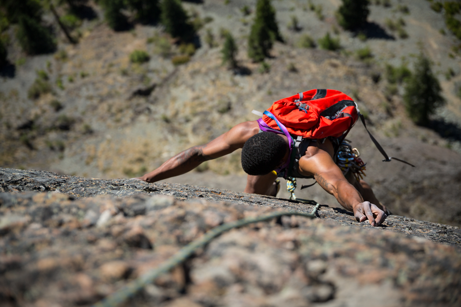 Mult-Pitch Climbing in the Methow Valley