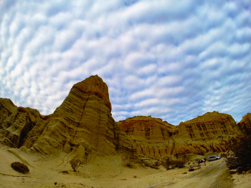 Camp Under Red Rock Canyon