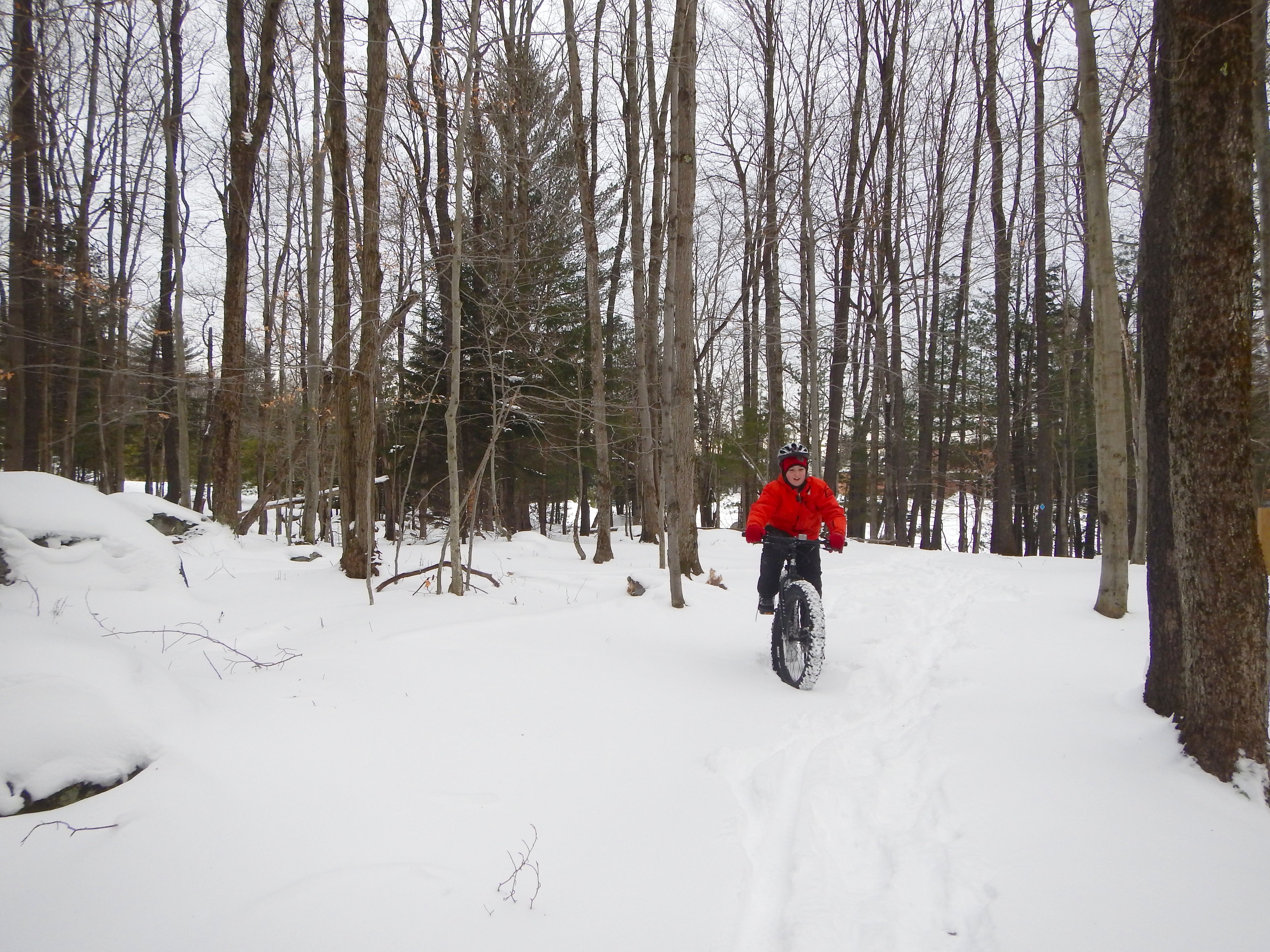 Fat Bike the TOBIE Pedestrian and Bike Pathway