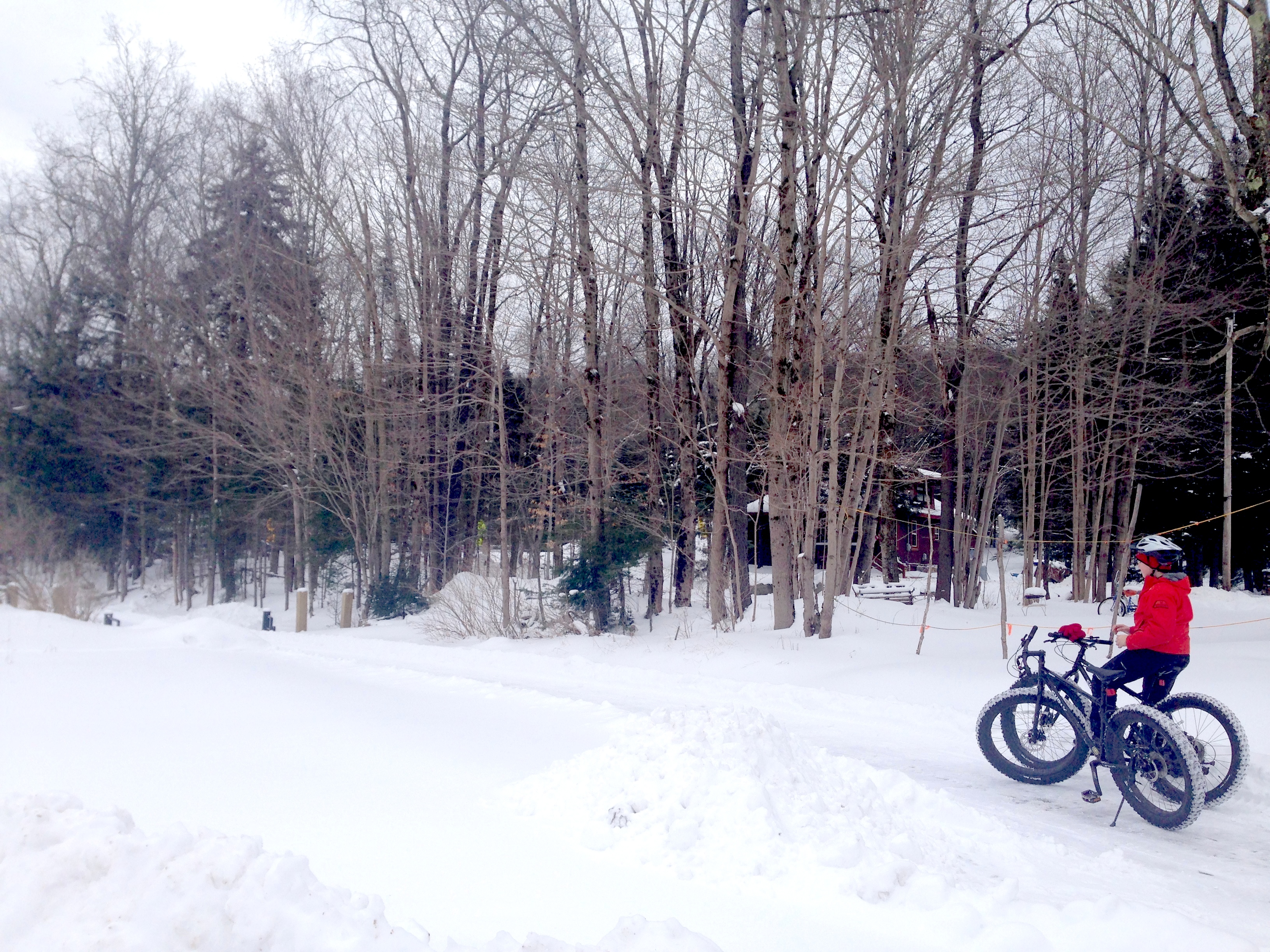 Fat Bike the TOBIE Pedestrian and Bike Pathway
