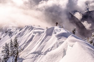 Winter ascent of Trappers Peak