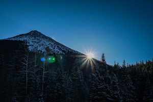 Snowshoeing to Sentinel Point