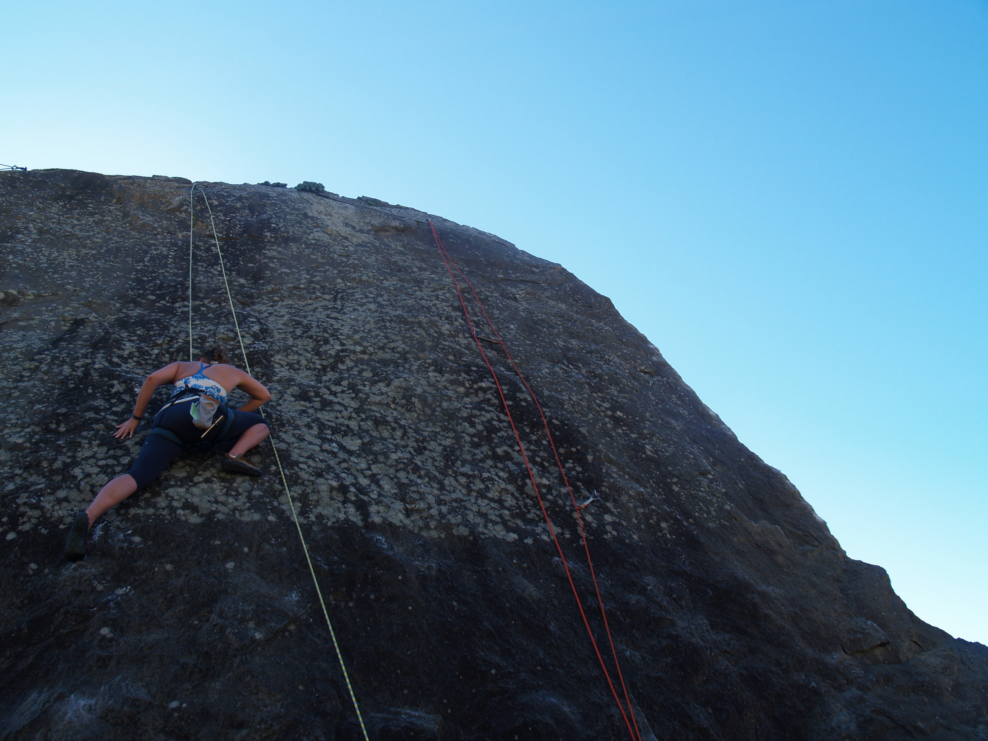 Rock Climbing The Egg