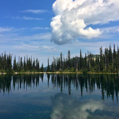 Hike to Miller and Eva Lakes in Mount Revelstoke NP