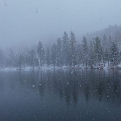 Winter Hike Around Jenks Lake