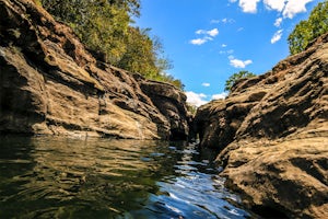 Cliff Jumping in Panama