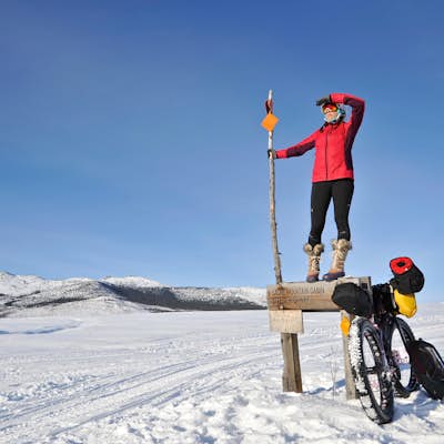 Snow Biking in Alaska's Arctic