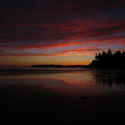 Sunset at Mackenzie Beach