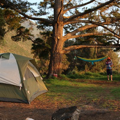 Clifftop Camping & Hot Springs in Big Sur