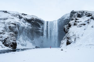 Explore Skógafoss in the Winter