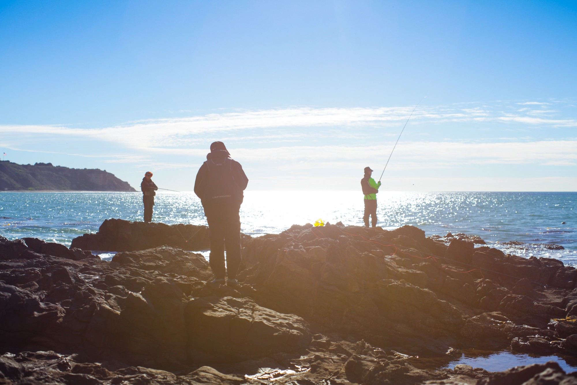 Surf Fishing Off Of Inspiration Point