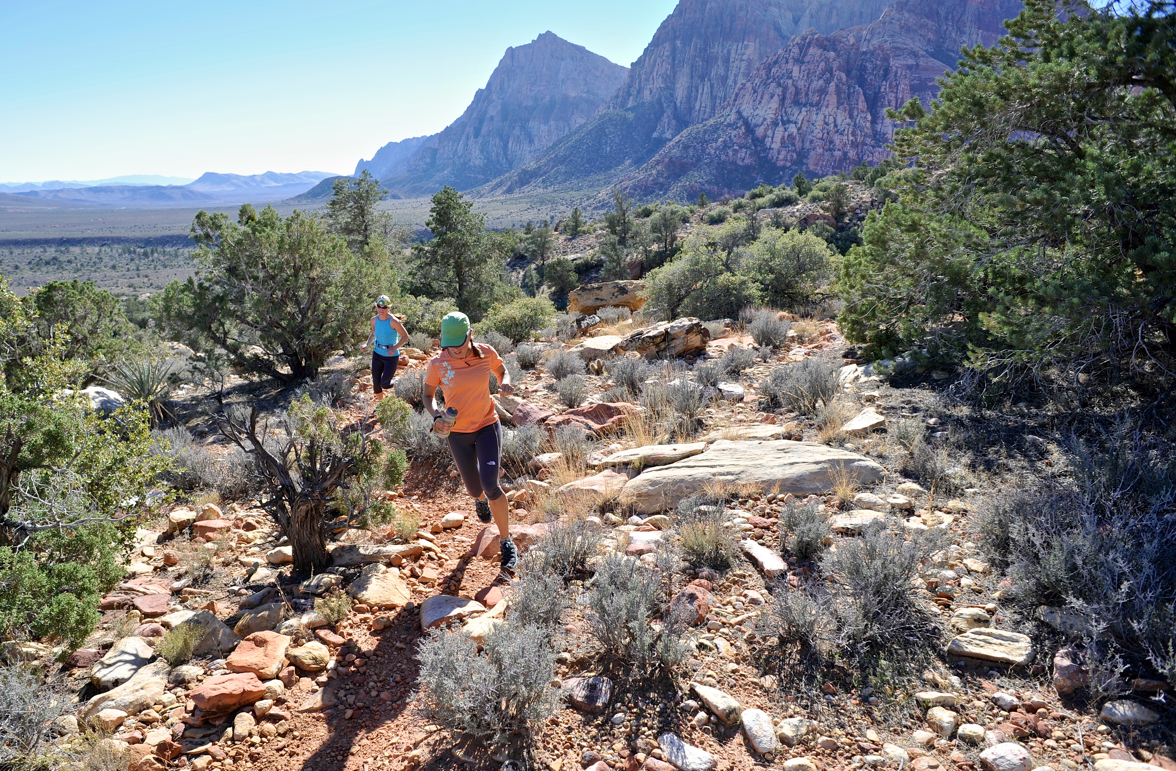 Trail Running in Red Rocks Nevada
