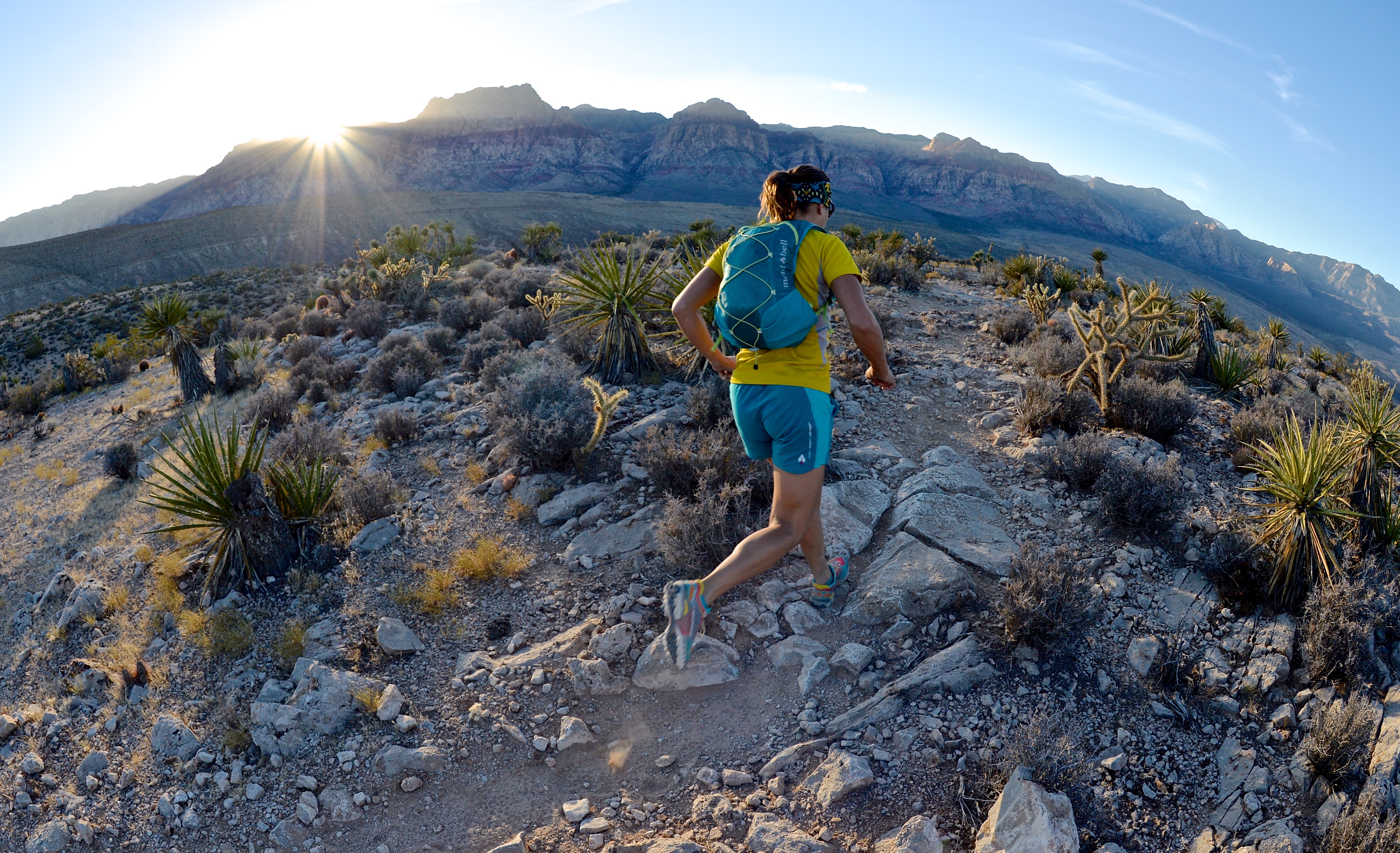 Trail Running in Red Rocks Nevada
