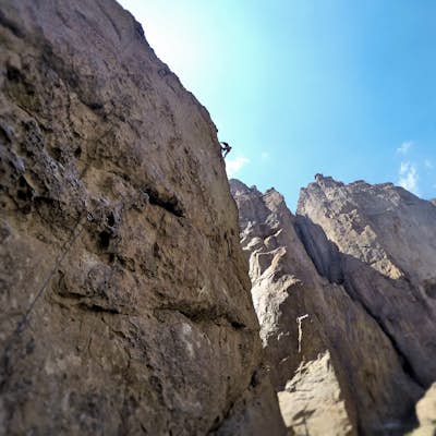 Rock Climb in Patagonia's La Buitrera Canyon
