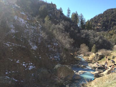 Hike and soak at Fifth Water Hot Springs // Spanish Fork