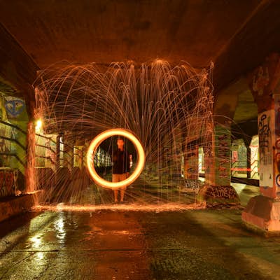 Atlanta Skyline, Graffiti Tunnel, & Your Camera