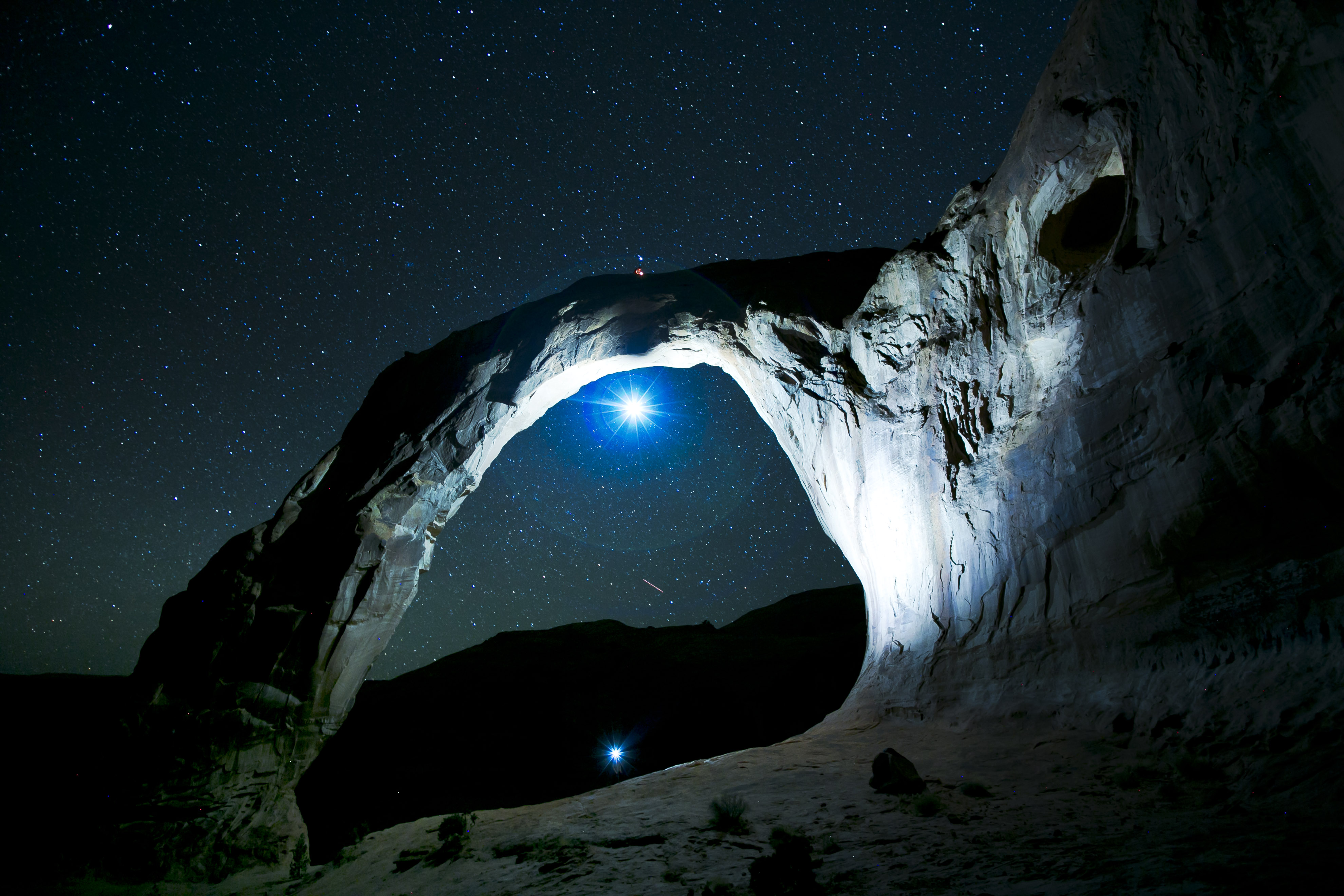 Night Photography at Corona Arch