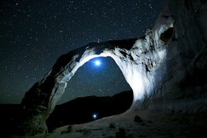 Night Photography at Corona Arch