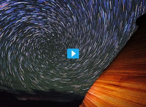 Mesmerizing Star Trails: The Wave