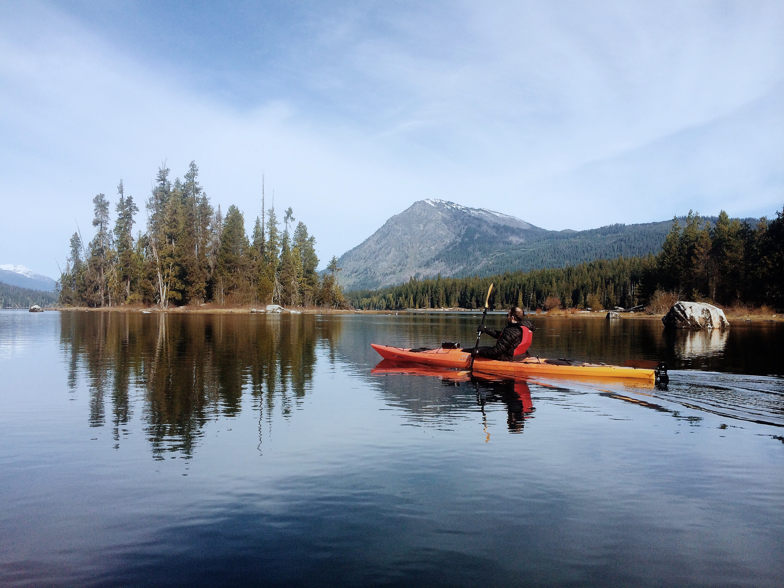 Kayaking Lake Wenatchee