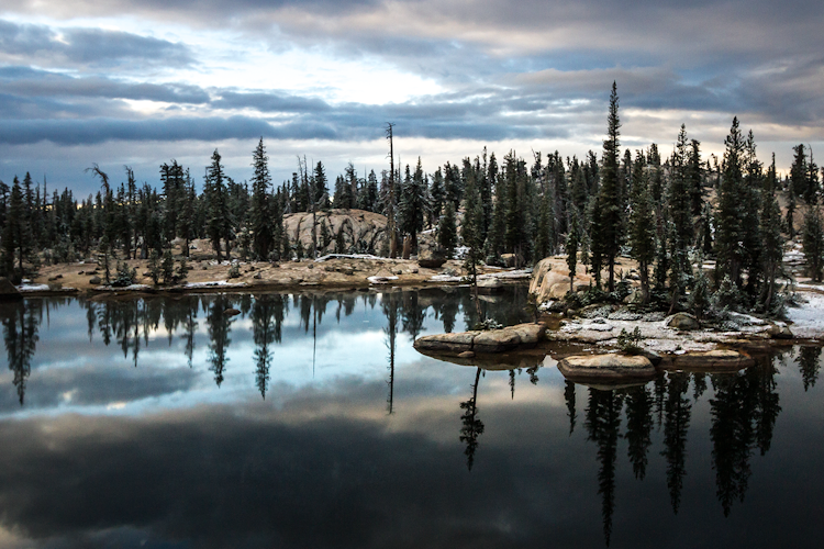 Backpack Chewing Gum Lake, Yosemite