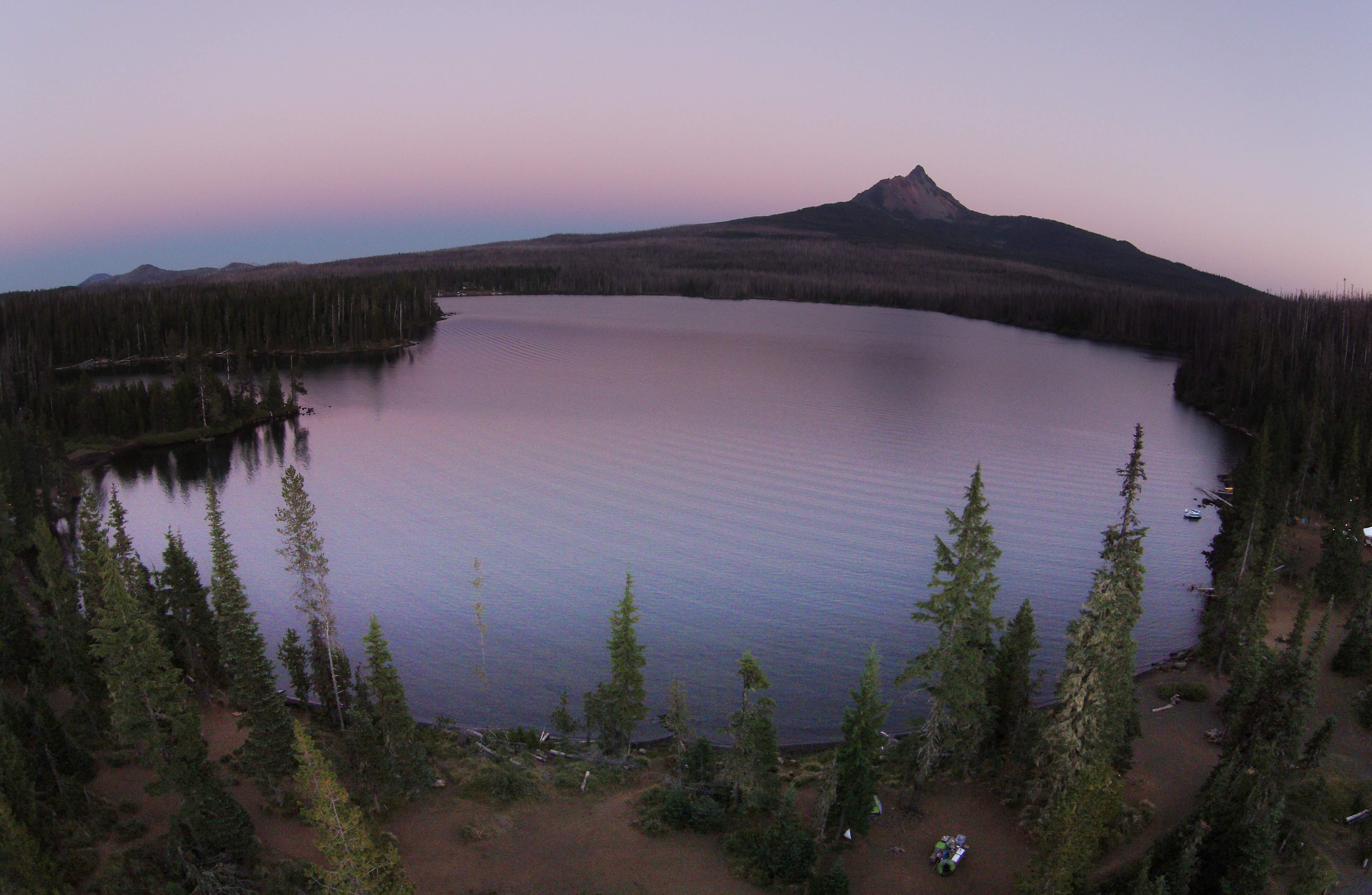 Camp at Big Lake