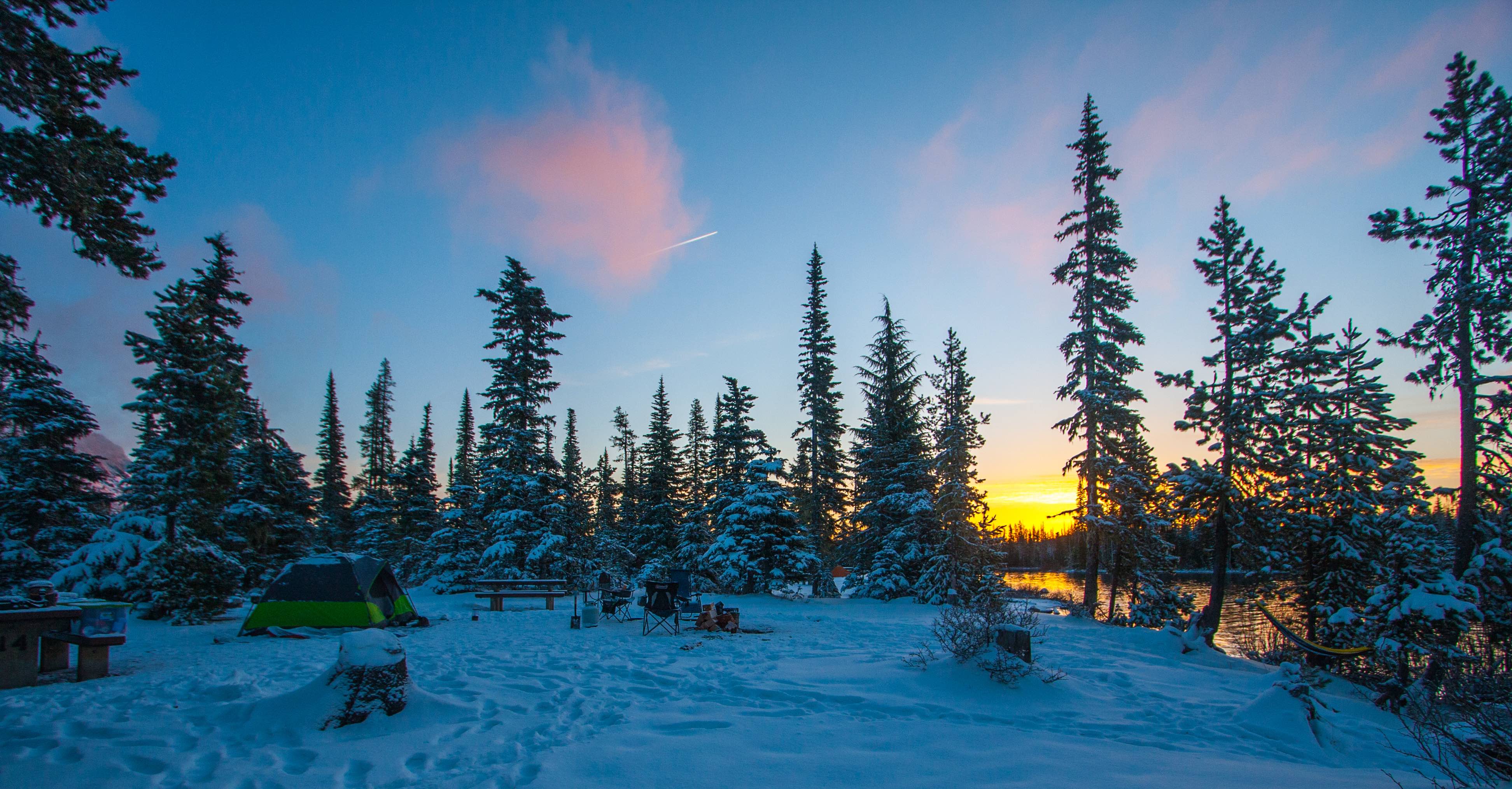 Camp at Big Lake
