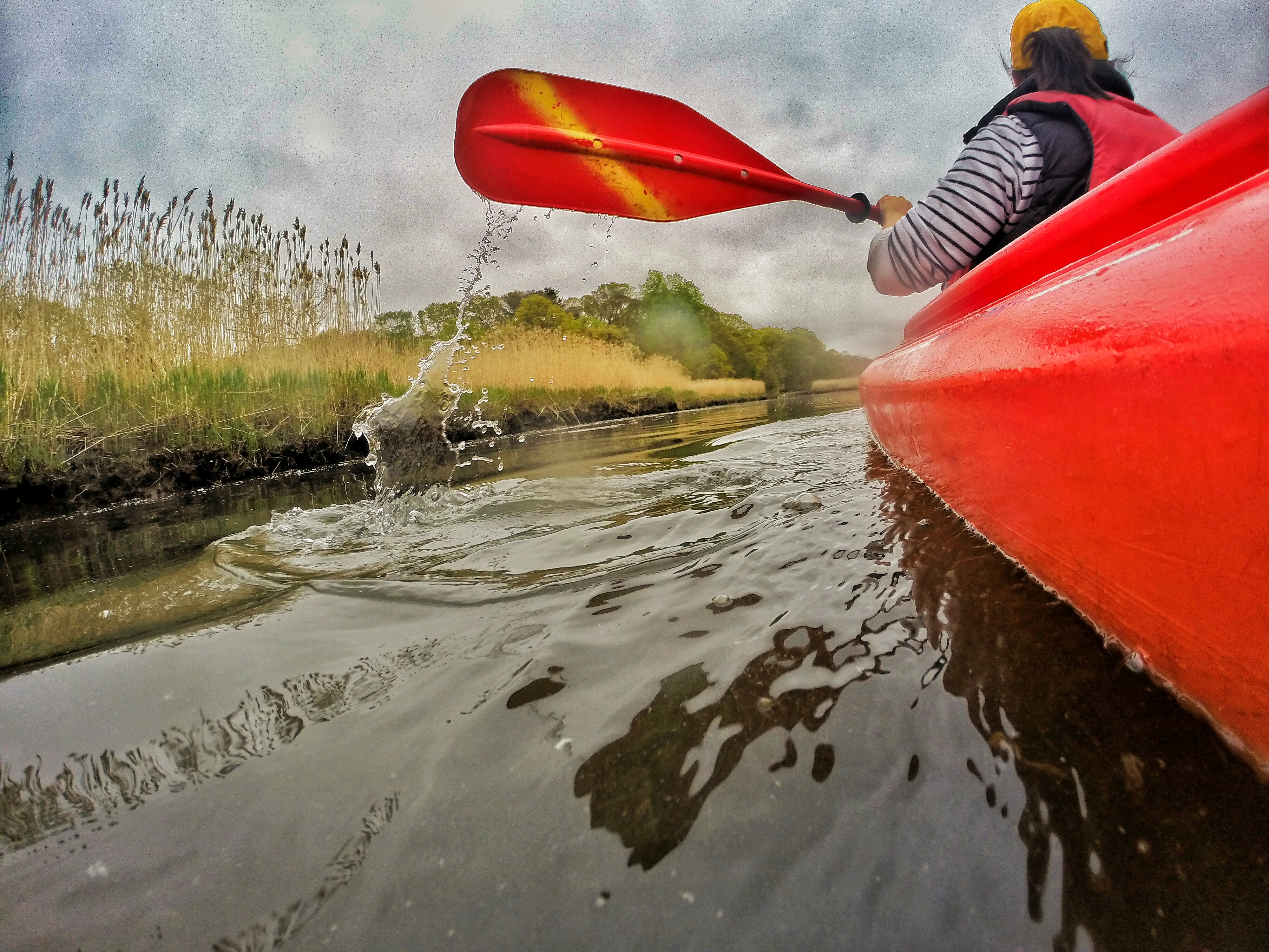 Kayaking the Nissequogue River, Kings Park, New York