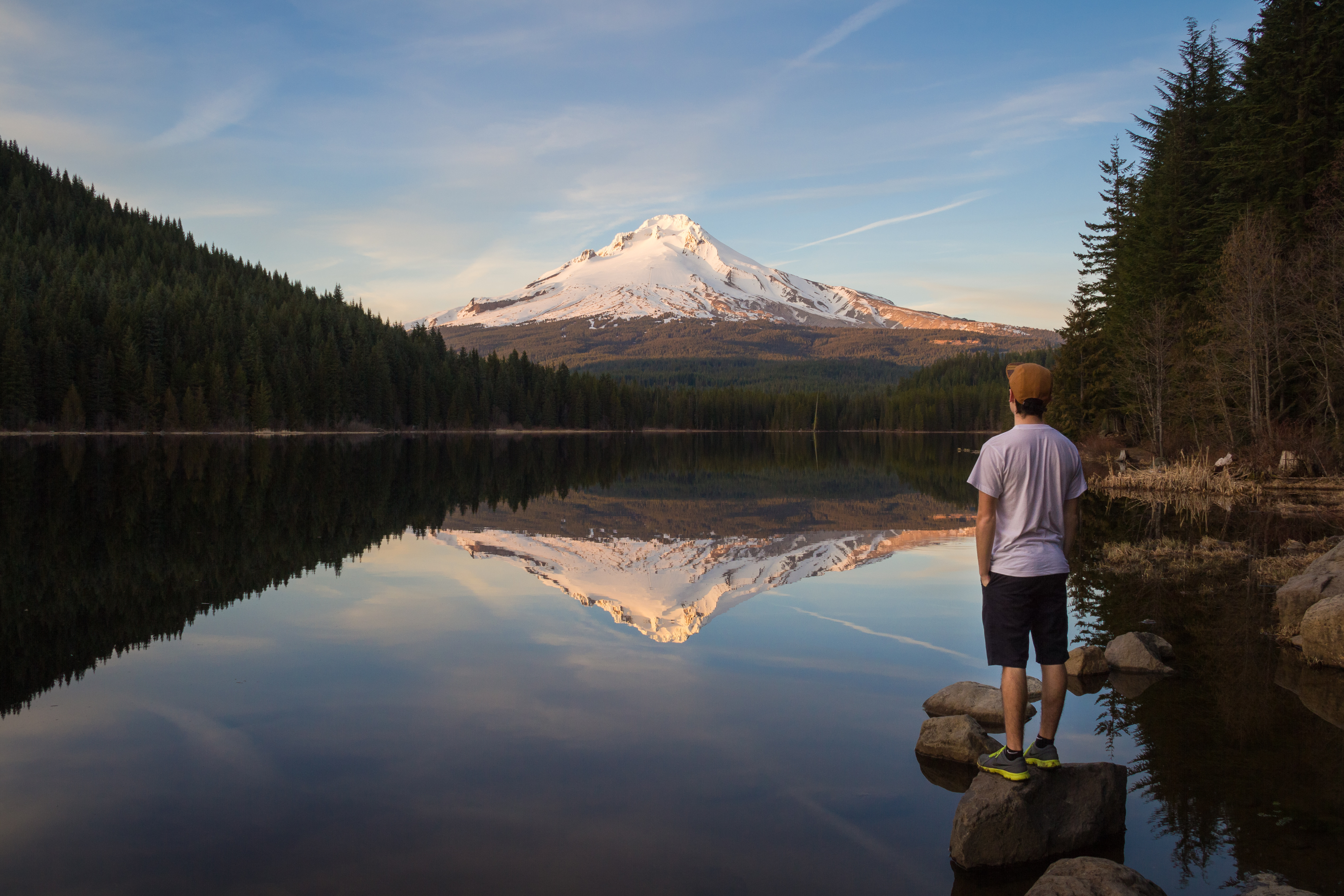 Camp at Trillium Lake