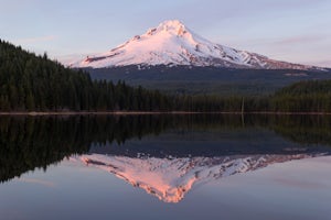 Camp at Trillium Lake