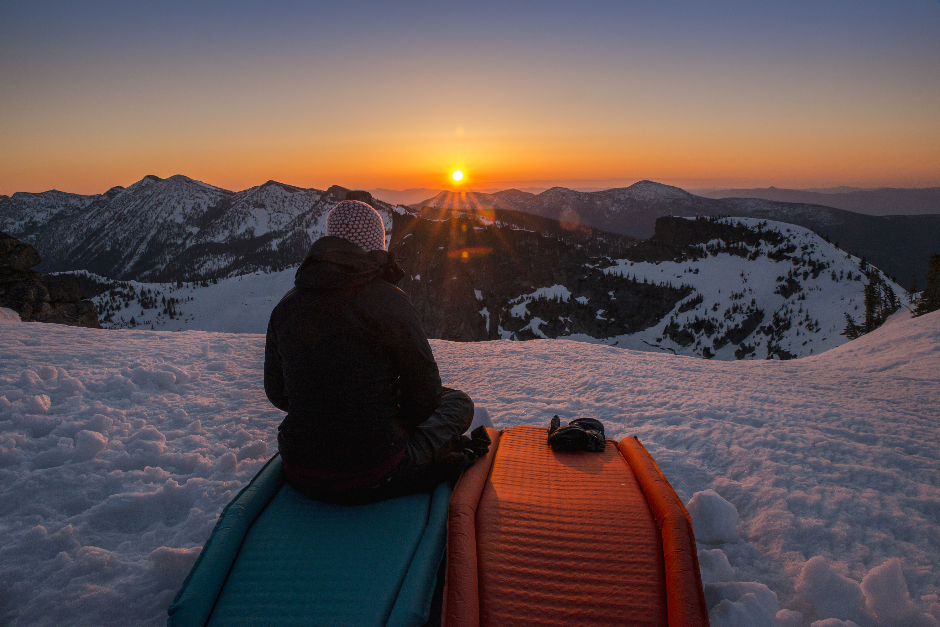 Winter Backpack on Mt. Roothaan