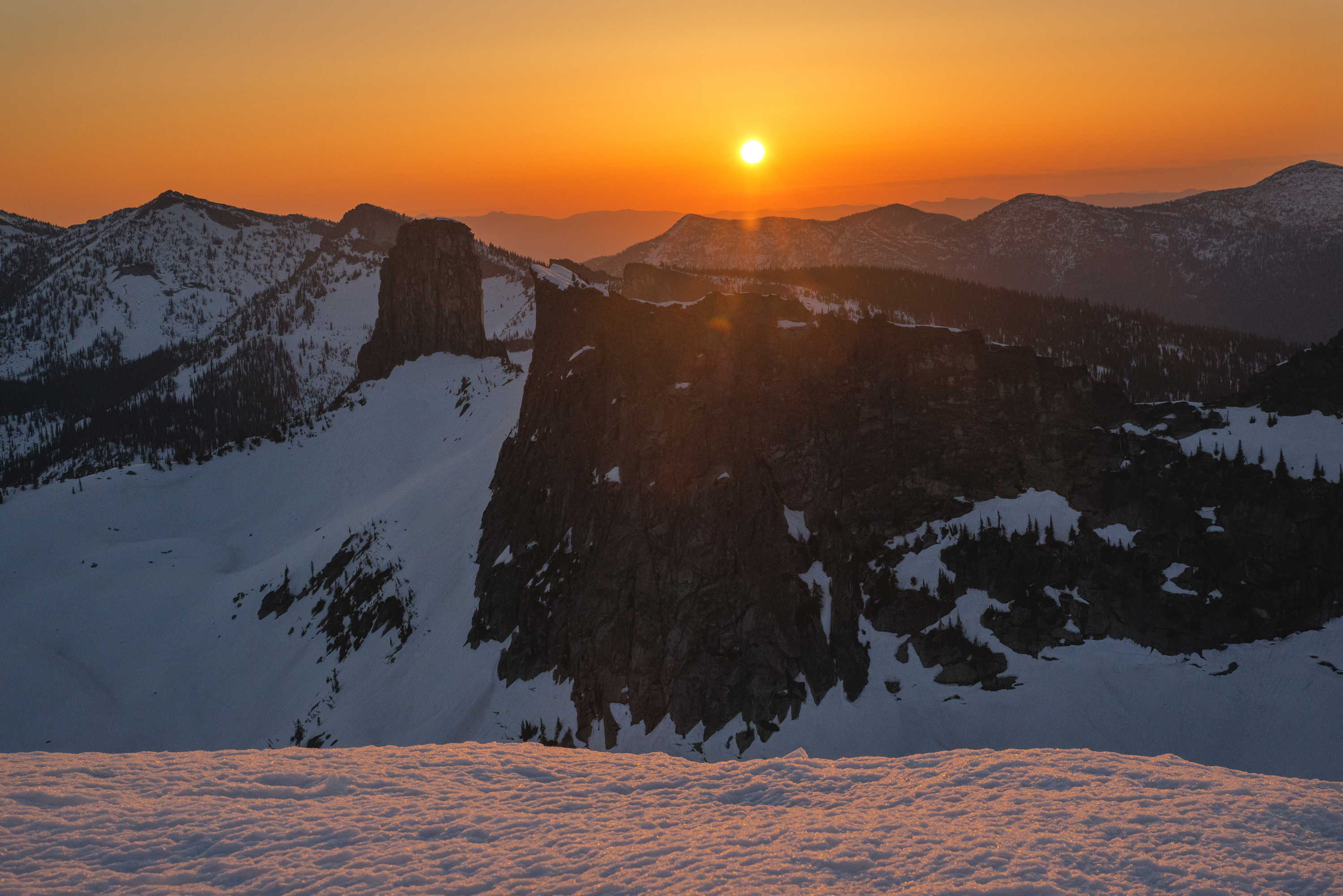 Winter Backpack on Mt. Roothaan
