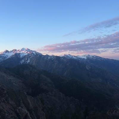 Hike to catch the sunrise // Mount Olympus // Utah