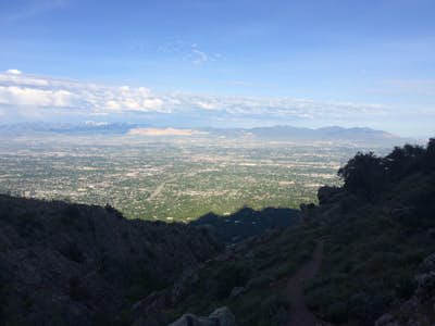 Hike to catch the sunrise // Mount Olympus // Utah