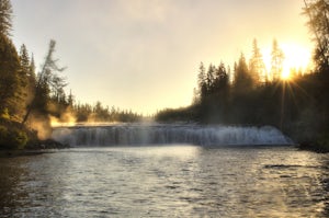 Photograph Cave Falls