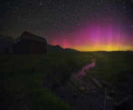 Night Photography at Mormon Row