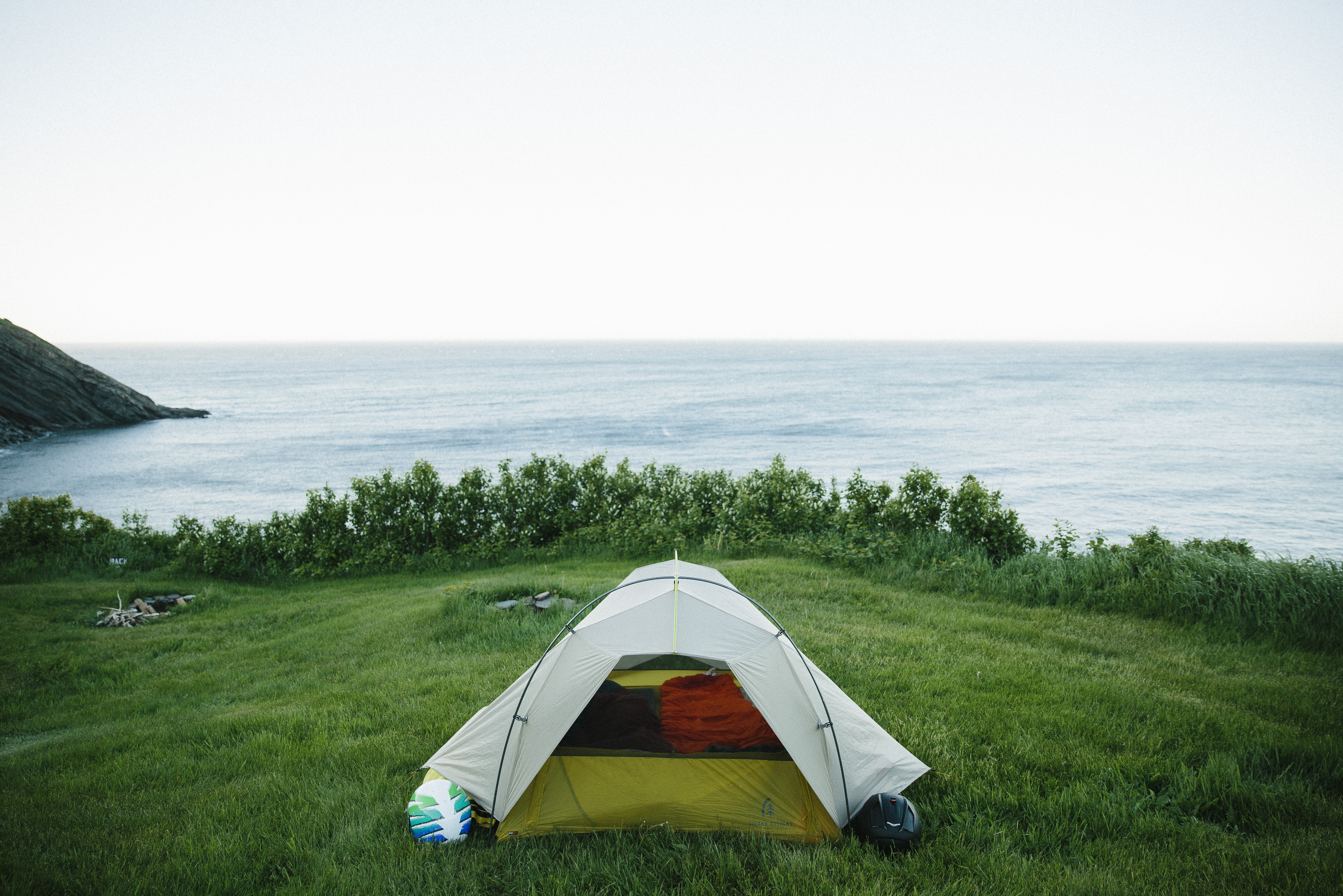 Camping at Meat Cove, Pleasant Bay, Nova Scotia