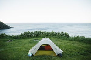 Camping at Meat Cove