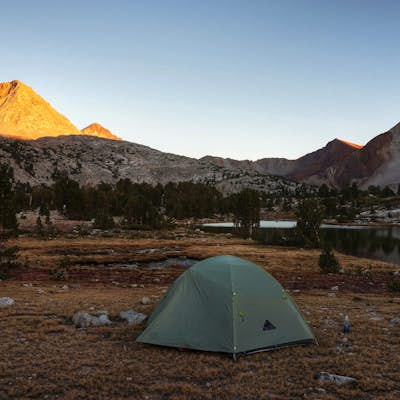 John Muir Trail: Camping at Pinchot Pass