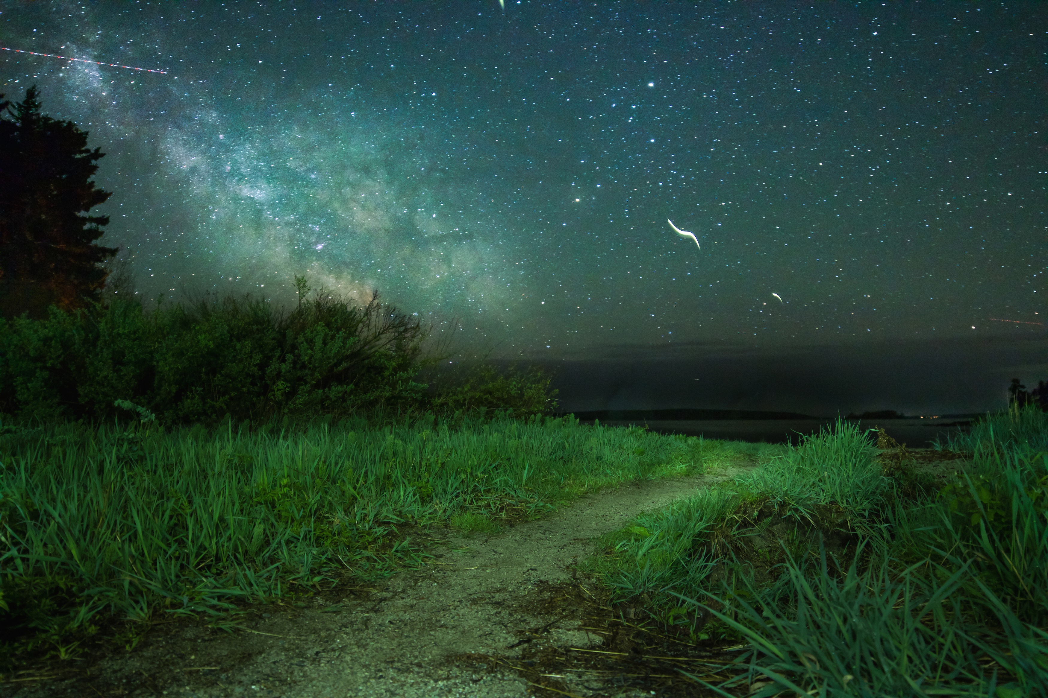 View the Milky Way at Curtis Cove Beach, Blue Hill, Maine