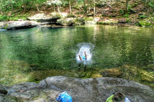 Swim at Peekamoose Blue Hole