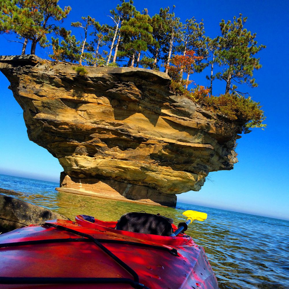 Kayak to Turnip Rock 