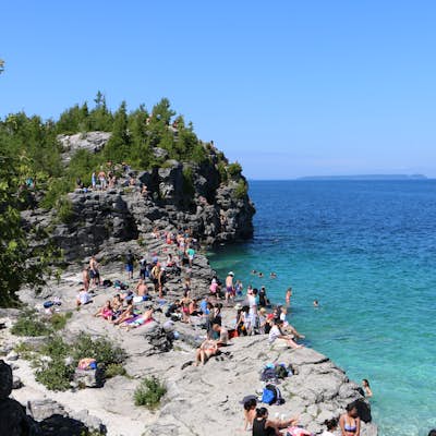 Cliff Jump at the Grotto 