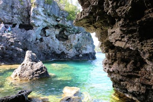 Cliff Jump at the Grotto 