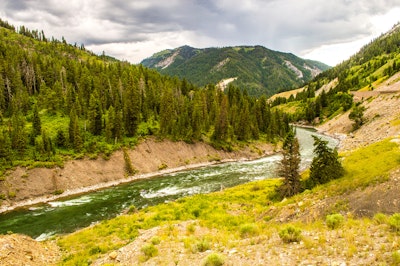 Whitewater Raft the Grand Canyon of the Snake River, West Table Boat Ramp