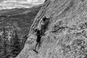 Rock Climb above Lilly Lake