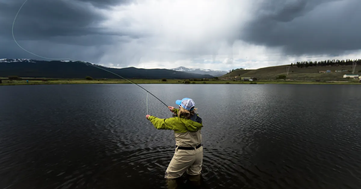 Fly Fish Crystal Lake, Leadville, Colorado